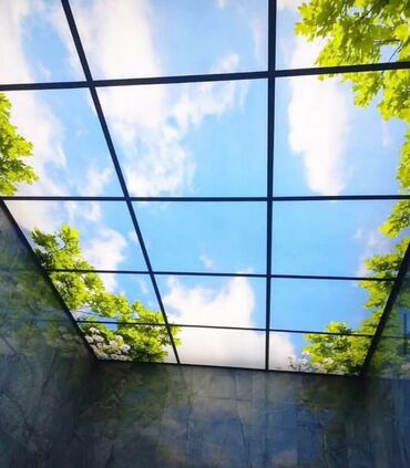 ламбир на потолок: Göy üzü və ya təbiət mənzərəsi effektli LED “sky ceiling”/işıqlı tavan