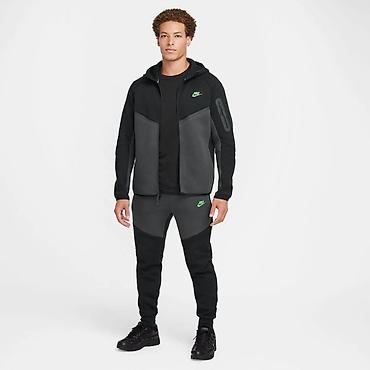 nike tech flece: Мужской спортивный костюм, M, Nike, Новый, цвет - Черный, Самовывоз, Платная доставка — 2