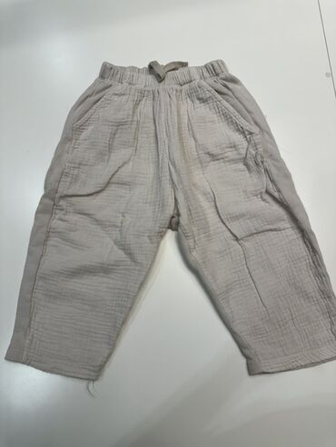 детская одежда из европы: Gündəlik şalvar, Uniseks, 1 - 2 yaş, Zara Kids