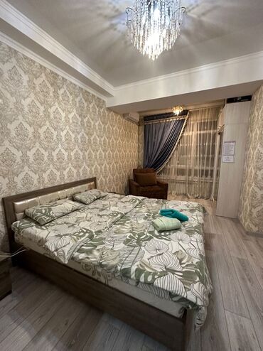 квартира в киргизии: 1 комната, Душевая кабина, Постельное белье, Кондиционер