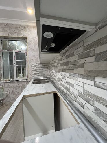 Sifarişlə mətbəx mebeli: Sifarişlə mətbəx dəsti, Özü çəkən petlələr, MDF, Kredit var, Pulsuz çatdırılma — 3