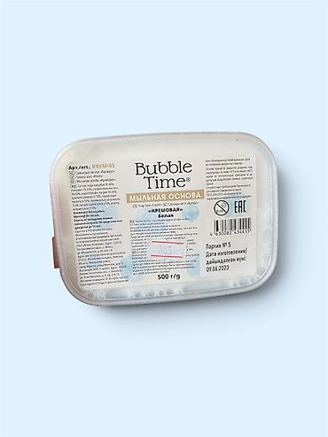 марожный смесь: Мыльная основа Bubble Time для домашнего мыловарения Кремовая новая — 1