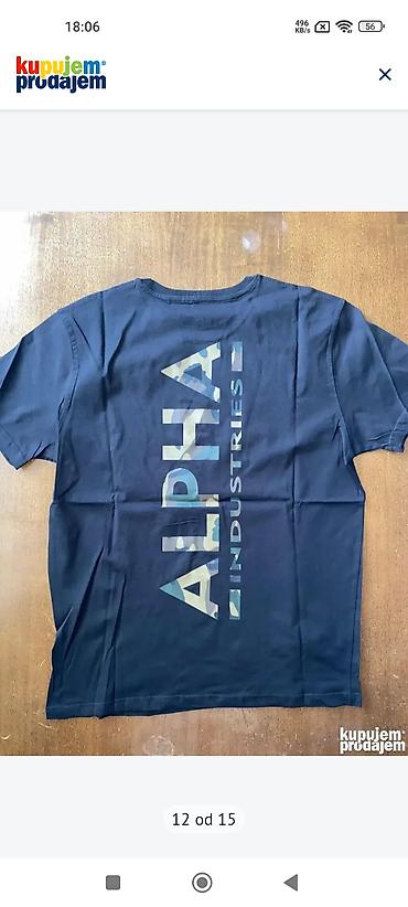 Majice: Muške majice Alpha Industries – kratki rukav - Originalni Alpha — 12