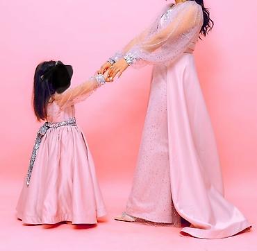 yeni model şalvarlar: Ana-bala dest paltar. Sifariwle baha qiymete tikilib. 2defe — 2