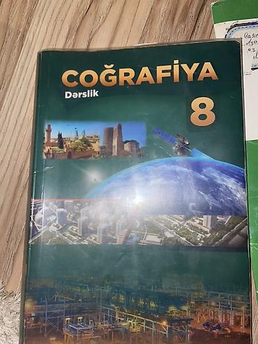 Kitablar və jurnallar: Məhsul: Coğrafiya dərsliyi – 8-ci sinif Təsvir: - Azərbaycan dilində — 1