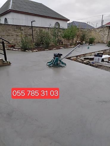 Услуги: Beton töküb şlifovka etmək.
0557853103 əlaqə saxlayın — 1
