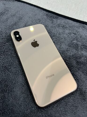 Apple iPhone: IPhone Xs, 64 ГБ, Rose Gold, Зарядное устройство, Защитное стекло