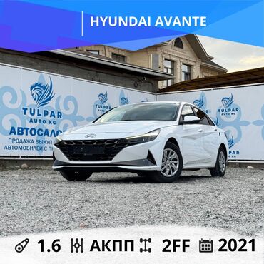 авто в рассрочку без процентов: Hyundai Avante: 2021 г., 1.6 л, Автомат, Бензин, Седан