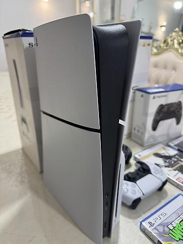Видео оюндар жана приставкалар: 🎮 Продаётся Sony PlayStation 5 Slim — практически новая! ✨ Состояние — 5
