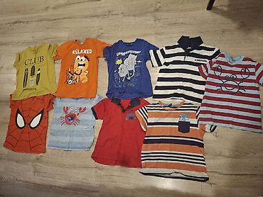 детские вещи на веревке: Комплект, Для мальчиков, 4 - 5 лет — 4