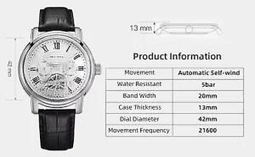 Ručni satovi: AKCIJA - Sea-Gull D819.622 - 42mm - Bela ( SeaGull ) Potpuno NOV — 12