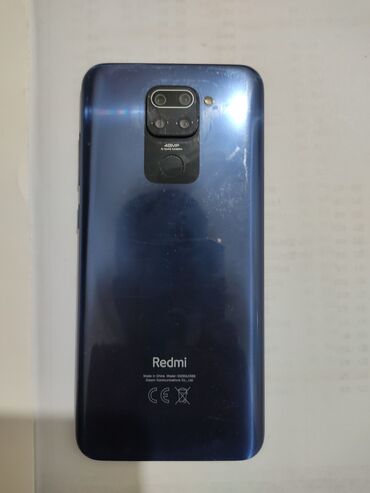 Xiaomi, Redmi Note 9, Б/у, 64 ГБ, цвет - Синий, 2 SIM