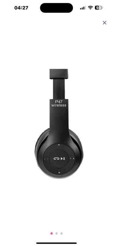 Qulaqcıqlar: Yeni Simsiz (Bluetooth) Qulaqcıqlar, Polk audio, rəng - Qara — 1