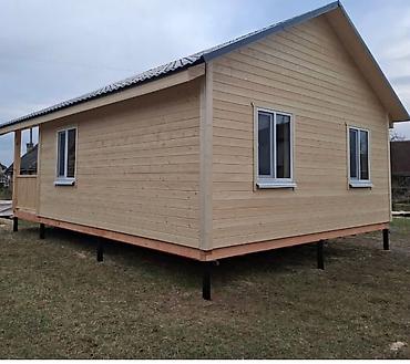 a frame ev tikintisi: Taxta karkaslı bağ evi – geniş eyvanlı, tam hazır fasad - Material — 3