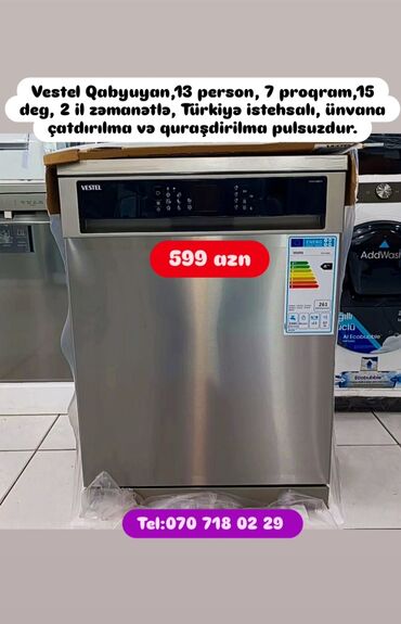 Qabyuyan maşınlar: Qabyuyan maşın Tam qabaritli (60 sm.) -da lalafo.az — 20 Qabyuyan maşınlar: Qabyuyan maşın Tam qabaritli (60 sm.) — 20