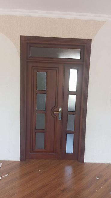 fistiq qapi: İşlənmiş Otaq qapısı 90x240 sm Şəbəkə ilə, Ünvandan götürmə — 2