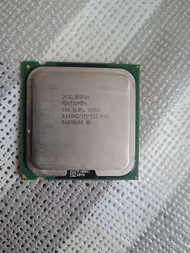 Prosessorlar: Intel Pentium 586 prosessor + stok soyuducu və ATX güc bloku (paket) — 2