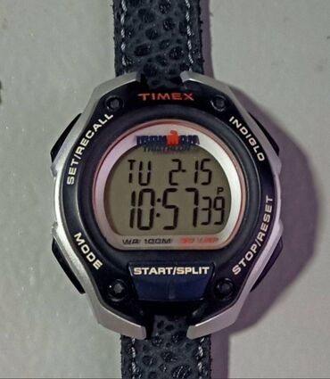часы jeneva: TIMEX IRONMAN TRIATHLON 549 Y5 MEN'S с подсветкой Индигло для ночного