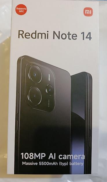 redmi note 8 plata: Redmi Note 14, 256 GB, rəng - Mavi, Sensor — 1