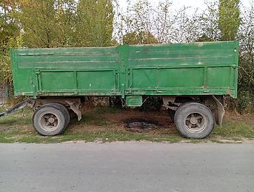 Прицеп-самосвал сельскохозяйственный, двухосный, зелёный. - Тип