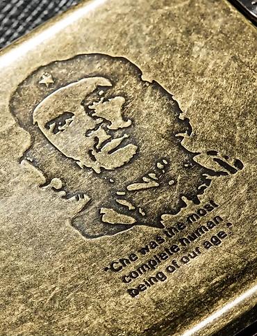 гравировки: Портсигар с изображением Че Гевары и цитатой!Компактный и стильный, он — 3