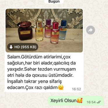 Ətriyyat: Məhsul: Parfüm yağları və flakonlarda hazır ətirlər Təsvir: - Geniş — 10