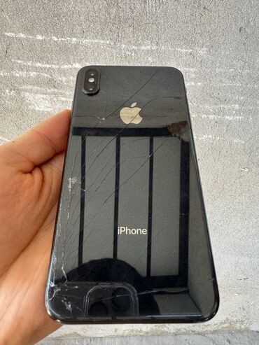 Apple iPhone: IPhone Xs Max, Б/у, 256 ГБ, Space Gray, Чехол, 80 %
