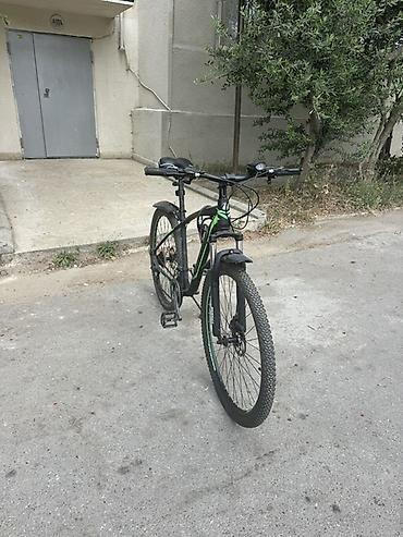 Velosipedlər: Berkut şəhər/dağ tipli velosiped - Rəng: qara-yaşıl - Çərçivə: yüngül — 2