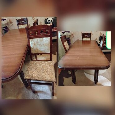 деревянный стол на кухню: Прямоугольный стол