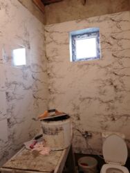 Plitə işləri: Xidmət: Kafel-metlax və fasad işləri Təsvir: - Hamam, sanitar — 20