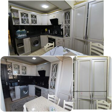 стеклянный фартук для кухни: Metbex mebeli 500₼ .Uzeri tokme mermer .Uzerinde hec ne verilmir .Olcu