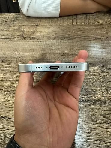 Мобильные телефоны и аксессуары: IPhone 15 Pro цвет (белый) - Корпус: матовое стекло с логотипом — 5