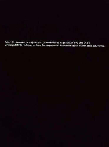 Ehtiyat hissələri: Salam.Kimin Satacağı əşya varsa biz satırıq Tez satılır bütün elanlara
