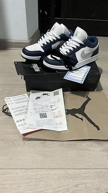 nike jordan 1 low: Мужские кроссовки, 41, Nike, Новый, цвет - Белый — 1