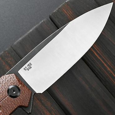 стилет нож: Складной нож Sitivien ST152, сталь K110, рукоять микарта Общая Длина — 8