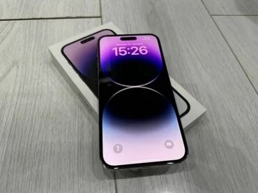 Apple iPhone: IPhone 14 Pro, 128 GB, Deep Purple, Face ID