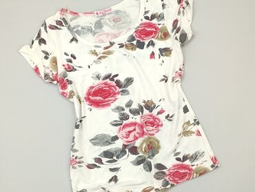 spódnice w kwiaty z falbaną: T-shirt, L (EU 40), condition - Very good