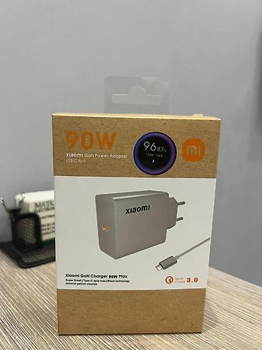 Xiaomi GaN Power Adapter port USB-C 90W Güc - Maksimal çıxış gücü 90 lalafo.az -da Xiaomi GaN Power Adapter port USB-C 90W Güc - Maksimal çıxış gücü 90