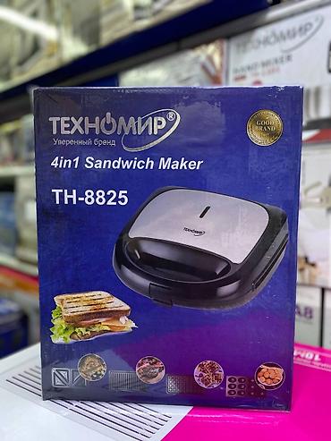 турецкое мороженое: Сэндвич-мейкер Техномир TH-8825, 4-в-1 Для заказа напишите свой — 2