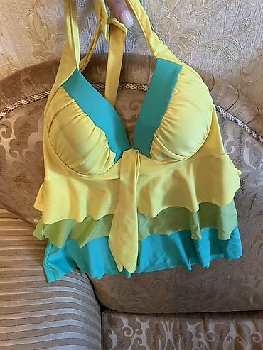 Qadınlar üçün üçrəngli tankini dəsti - Dəst: üst və şort tipli alt - — 1