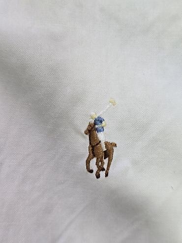 pull and: Мужская рубашка, L, Polo Ralph Lauren, Б/у, цвет - Белый, Самовывоз — 3