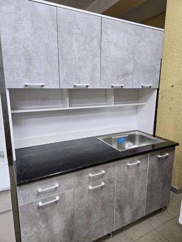 Кухонные гарнитуры: Кухонный гарнитур, Новый, цвет - Белый, ДСП, Платная доставка — 6