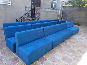 kafe divanlari: Kafe və restoran üçün modul yumşaq oturacaqlar - Dizayn: Arxa — 2