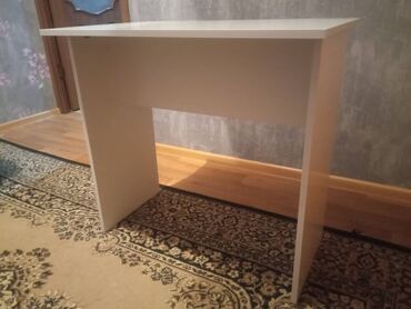 горька мебель: Компьютерный Стол, цвет - Белый, Новый