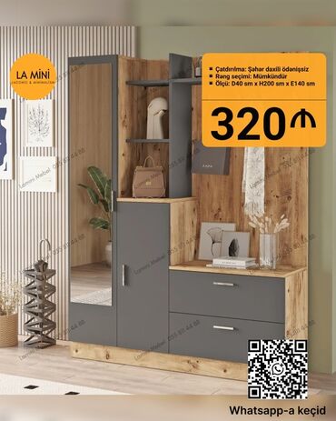 Dolablar: Açılan, 1 qapı Düz dolab, Dəhliz dolabı, Türkiyə