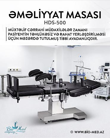 Əməliyyat masası – HDS-500 Təsvir: - Müxtəlif cərrahi müdaxilələr lalafo.az -da Əməliyyat masası – HDS-500 Təsvir: - Müxtəlif cərrahi müdaxilələr