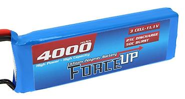 4000: 11.1V Li-Po Batareya 4000mAh – ForceUP Multikopter, helikopter, RC — 1