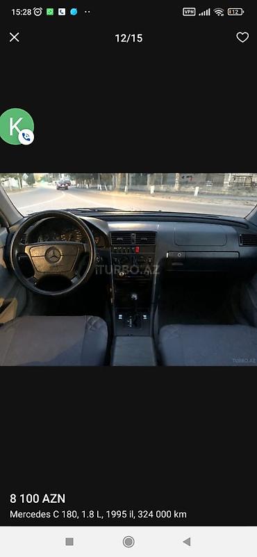 mercedes 208 d: Mercedes-Benz C 180: 1.8 l | 1994 il Sedan — 3