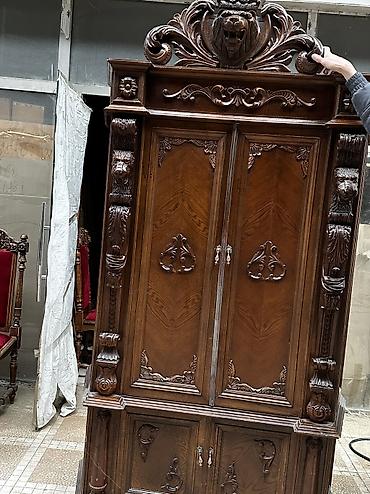 Другое: Antıkvar mebel temiz qoz ağacından şkaf ve kamot şirli mebel biri — 2