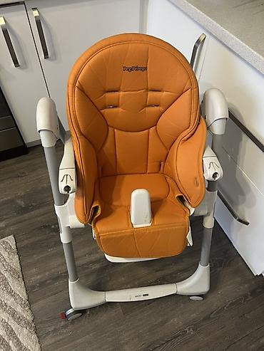 Стульчики для кормления: Стульчик для кормления, Peg perego, Пластик, Другой вид, цвет - Оранжевый — 8